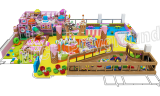 Candy Theme Toddler Indoor Soft Play Area