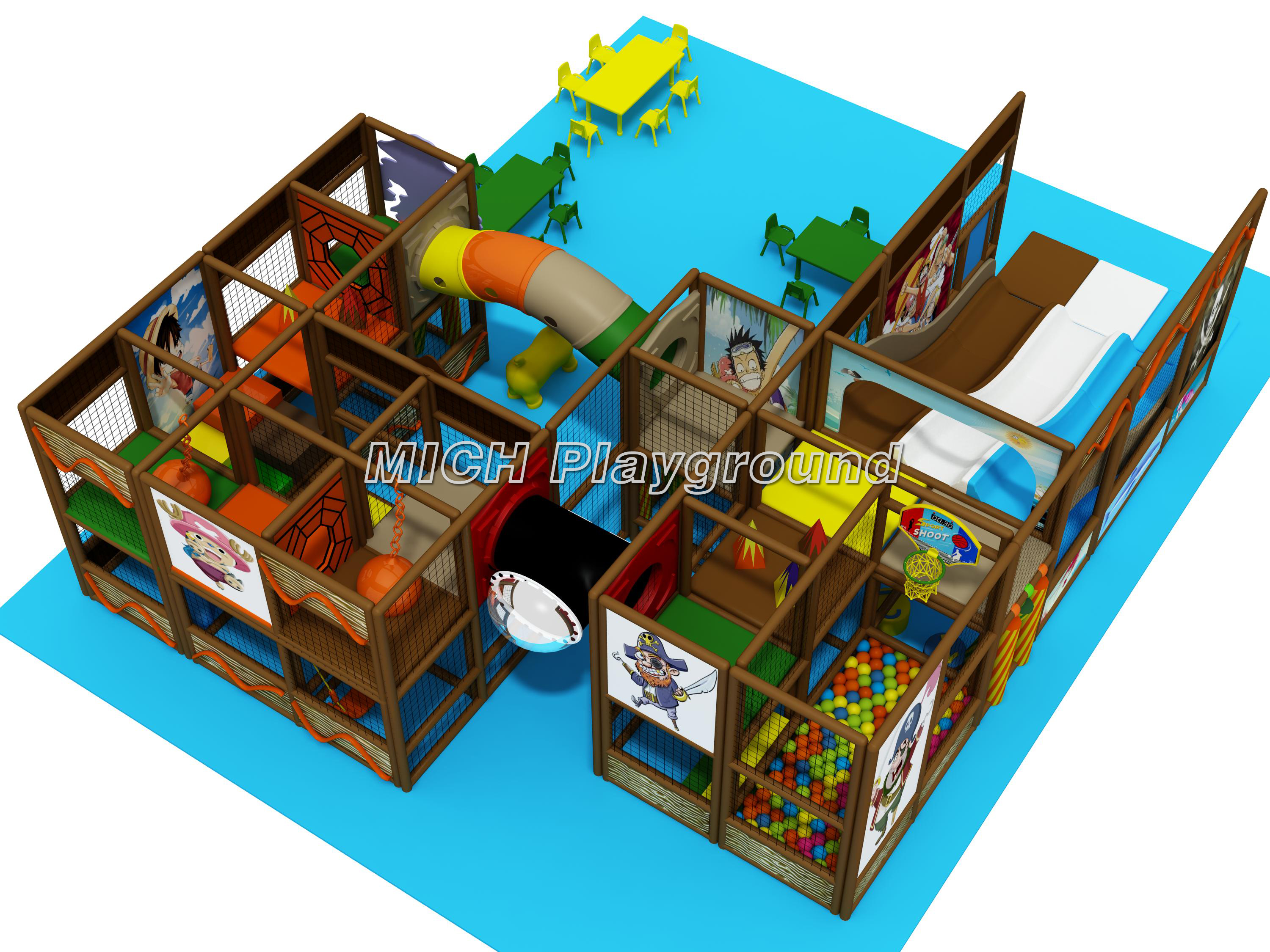 Mich Small Size Kids Indoor Playground Equipment for Sale
