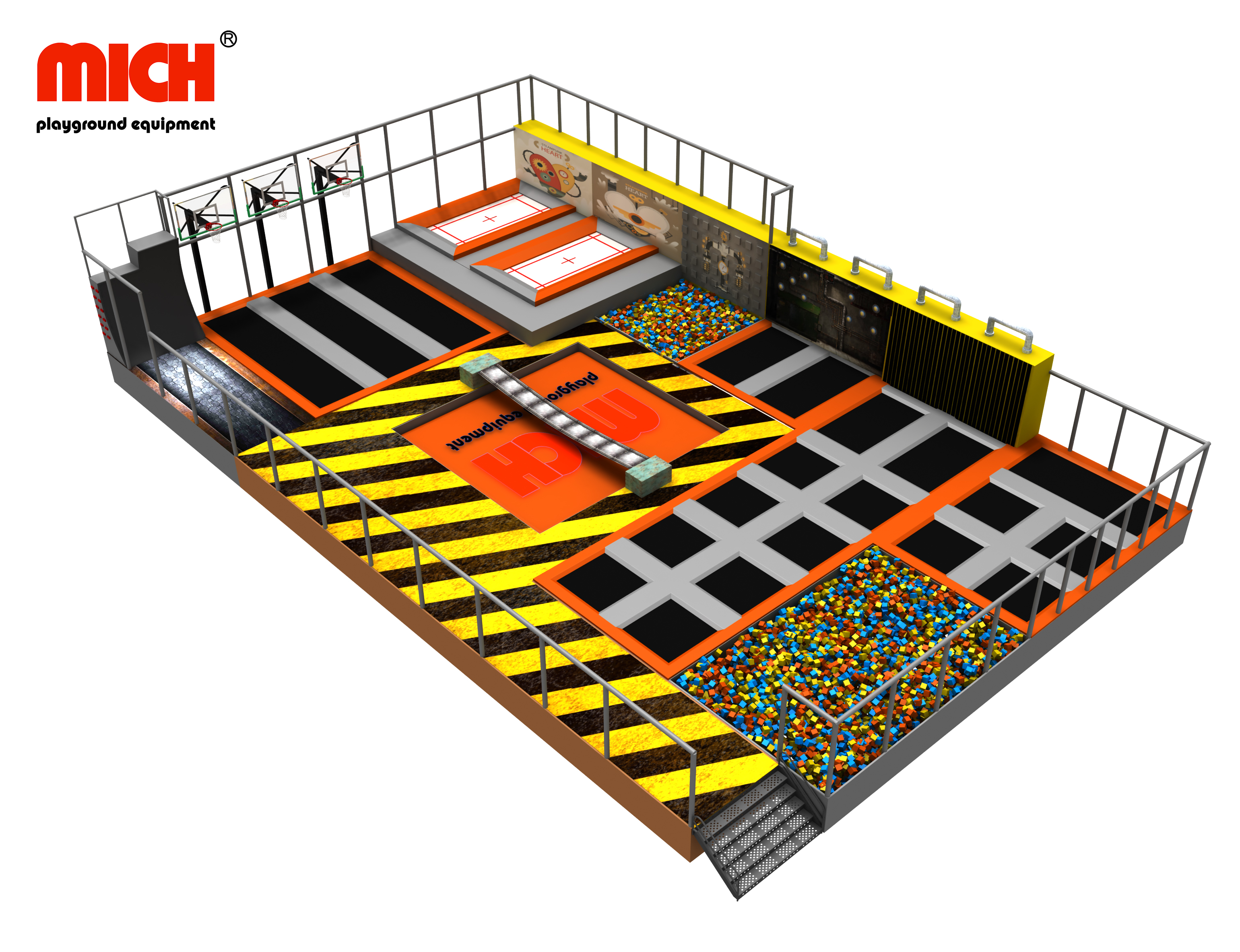 Custom 400sqm Indoor Trampoline Park Buy custom indoor trampoline park, 400sqm indoor