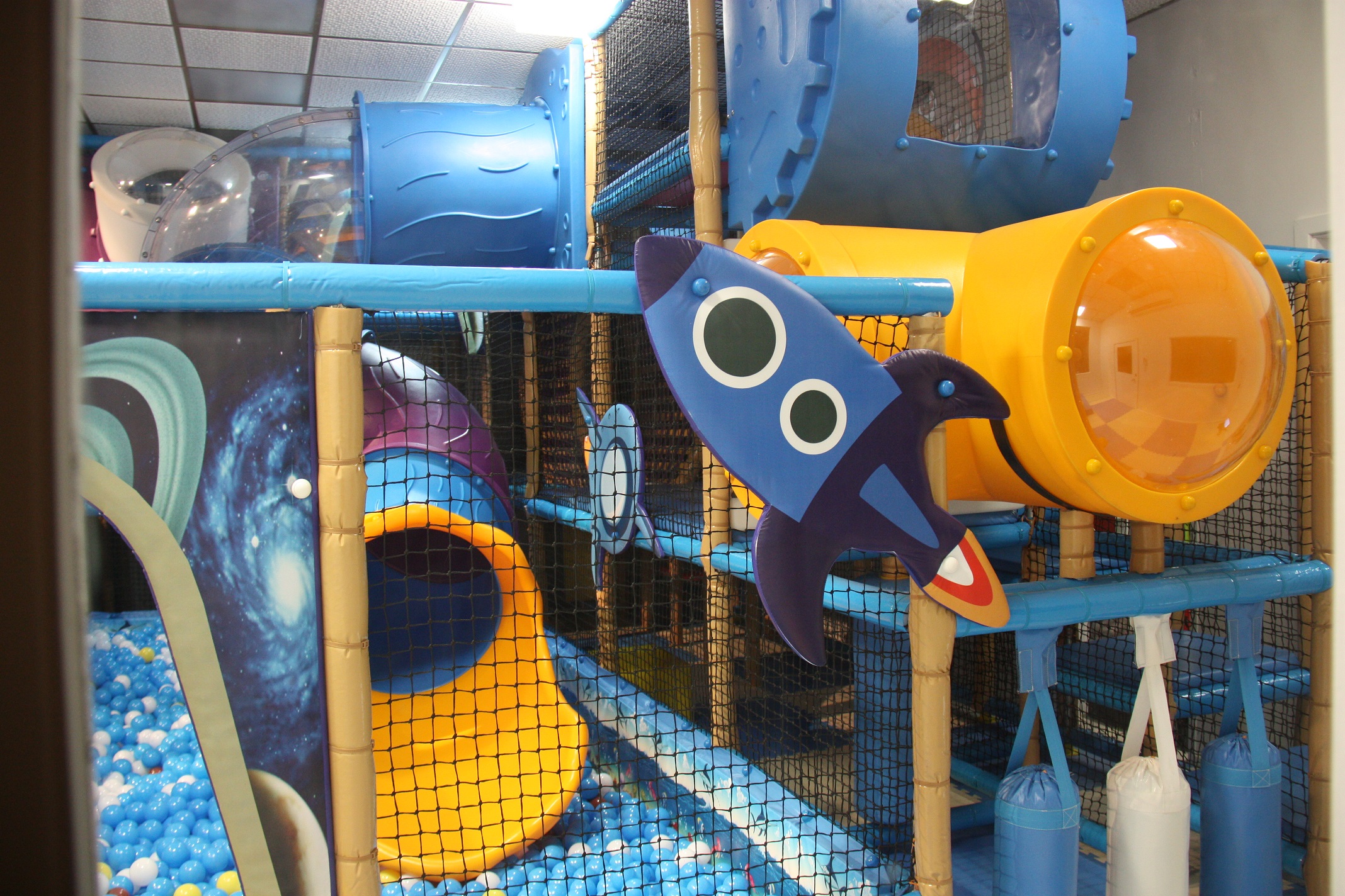 soft play climbing frame