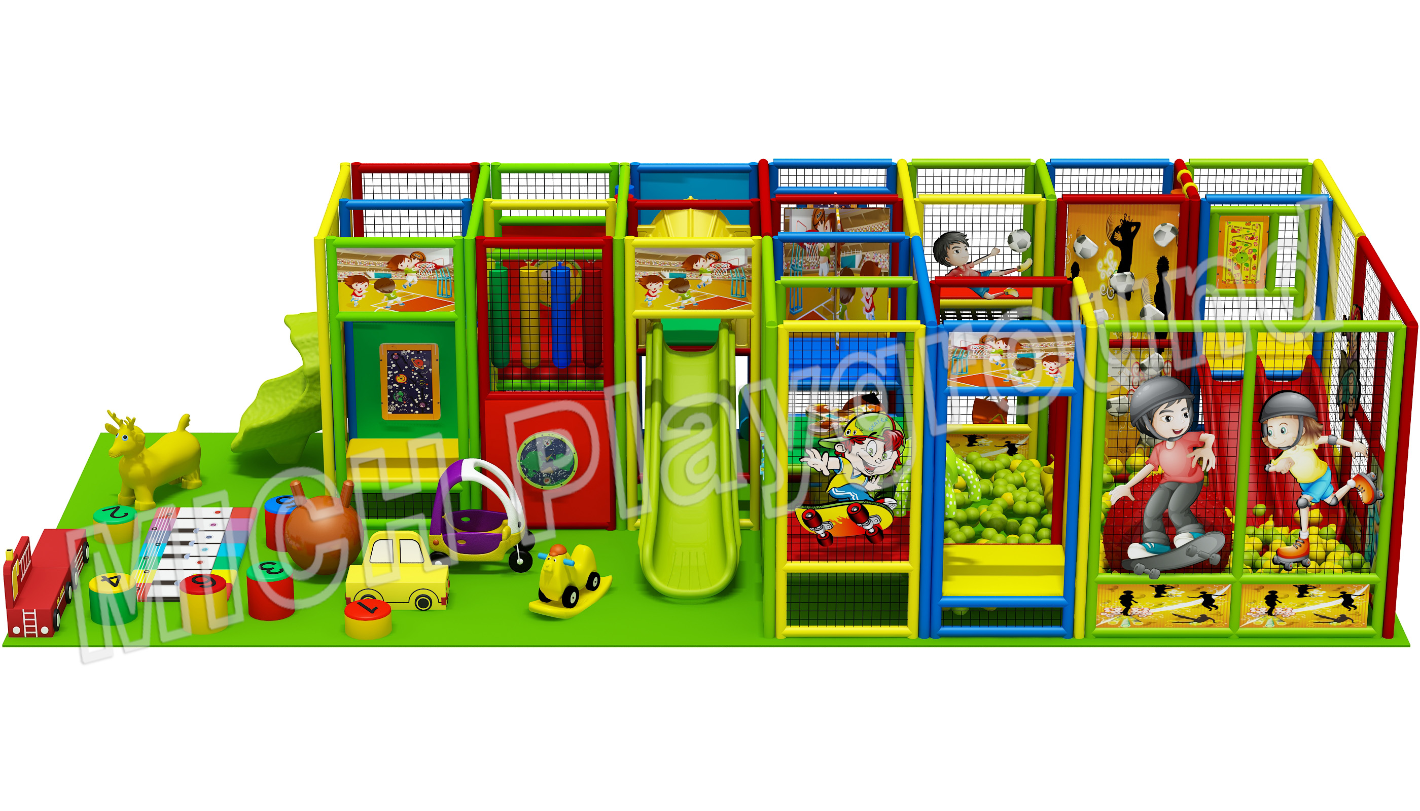 Hot Sale Indoor Amusement Soft Playground for Children 6609B