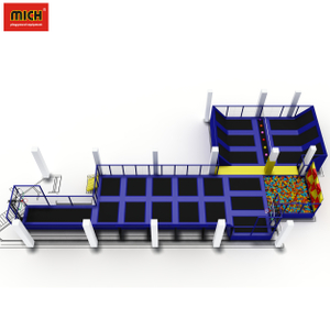Professional bounce indoor trampoline jumping playground equipment