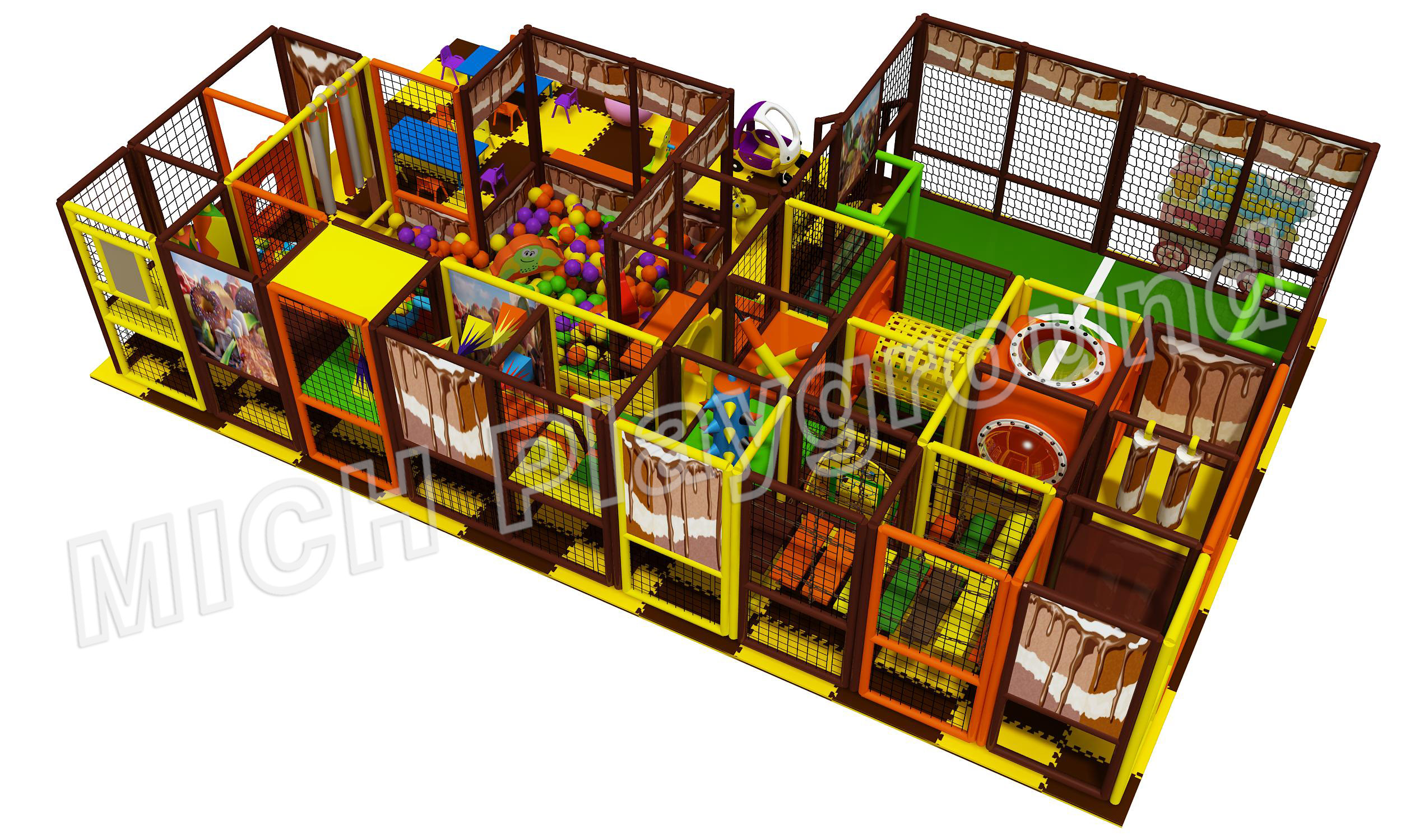 Kids Indoor Play Area with Ball Pit