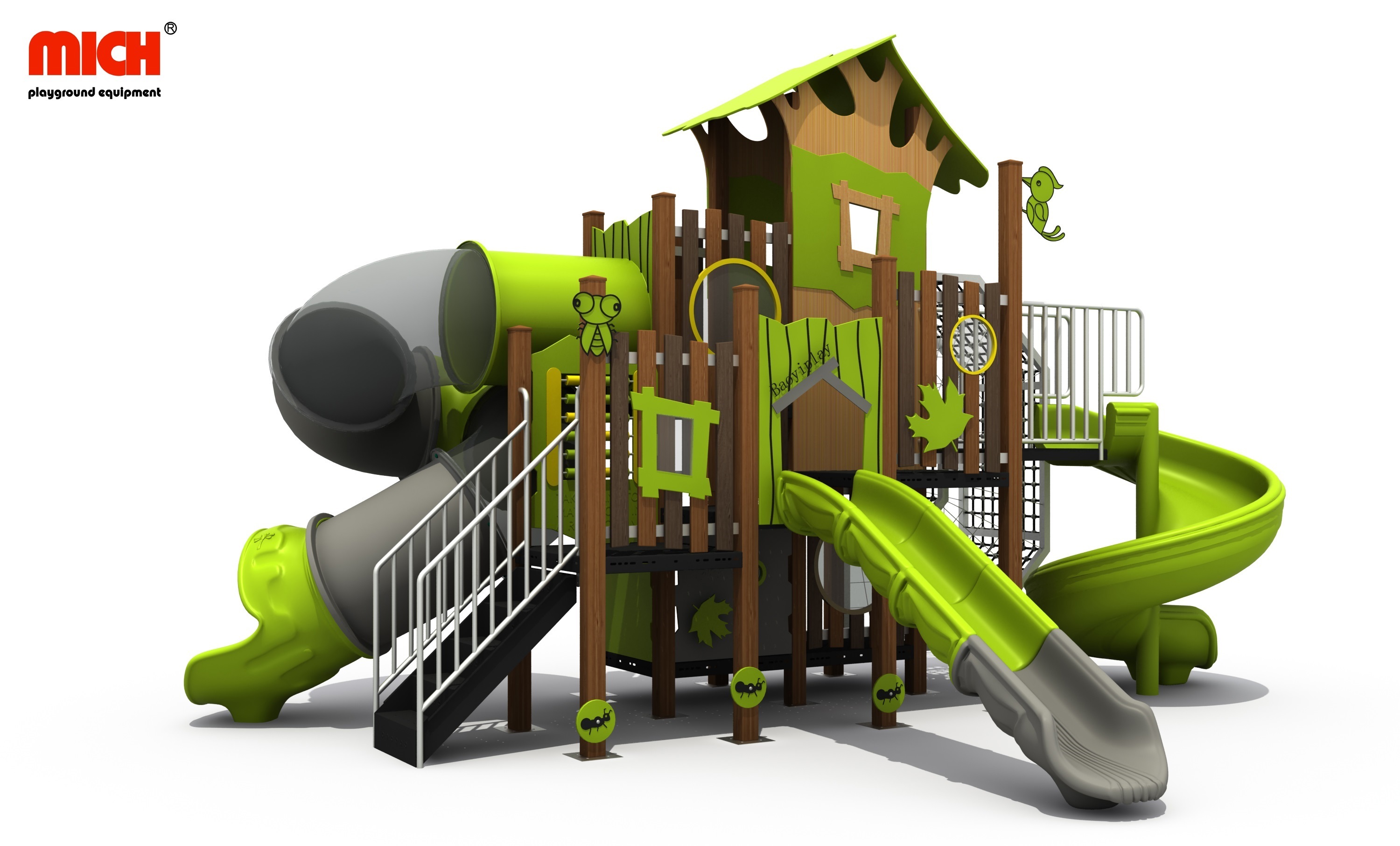 WPC Series Kids Outdoor Playground Equipment