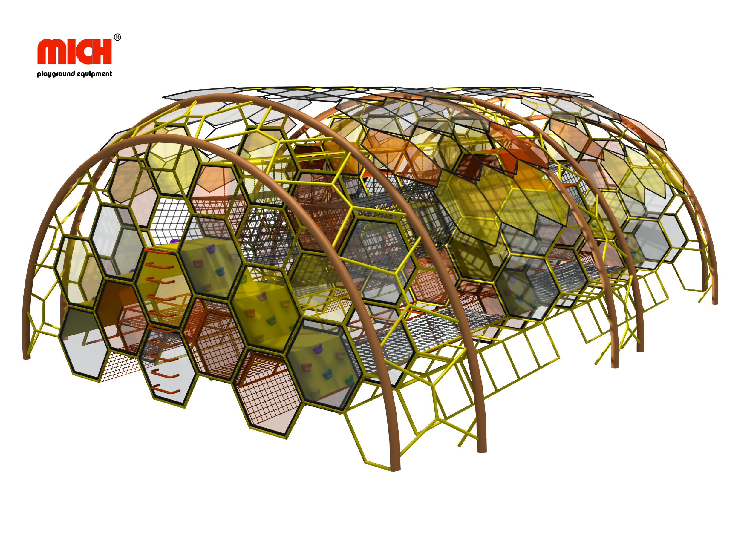 Large Outdoor Climbing Frame with Dome