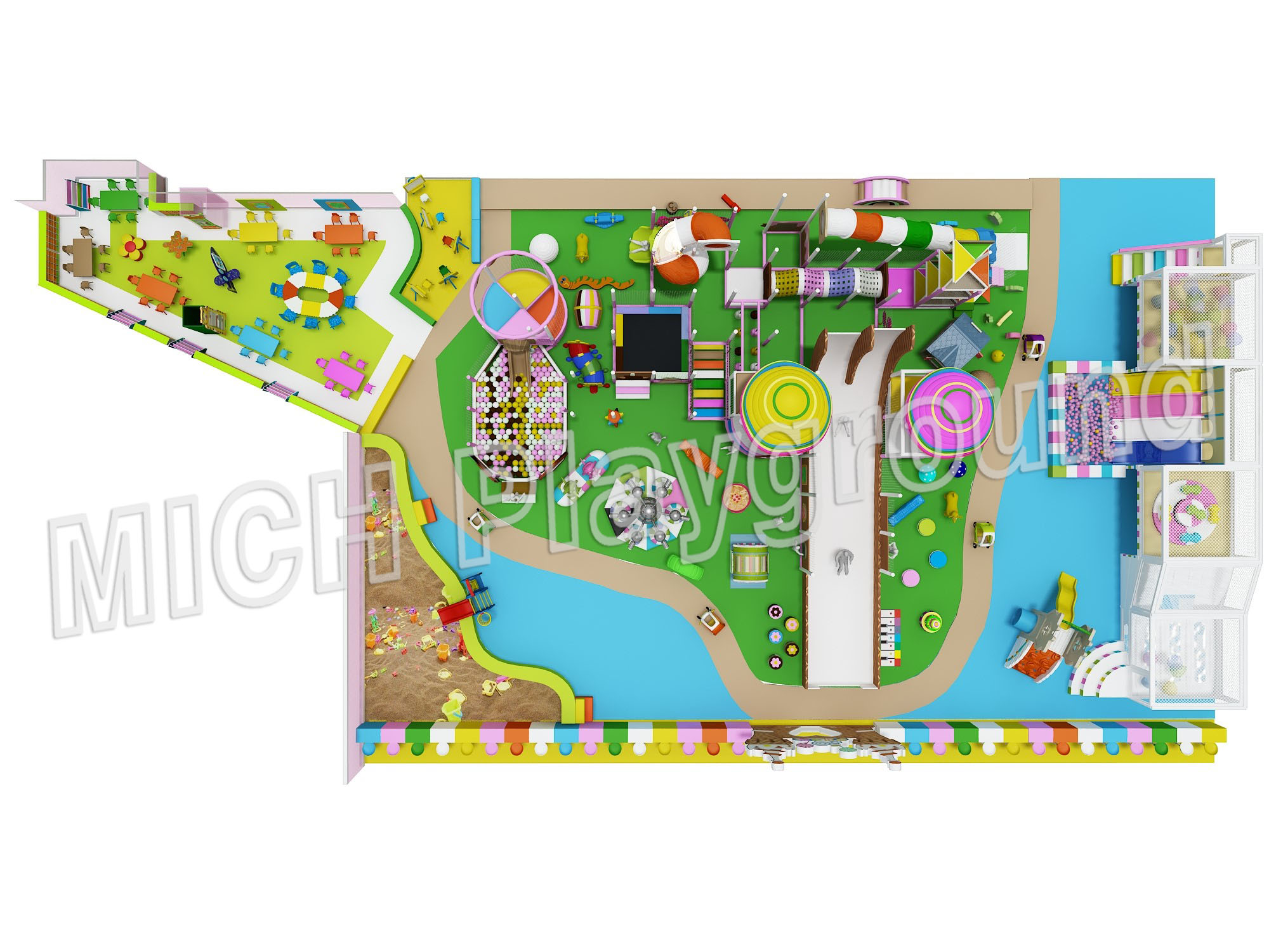Modern Indoor Play Area for Toddler
