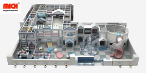 Grey Color Wholesale Kids Indoor Playground