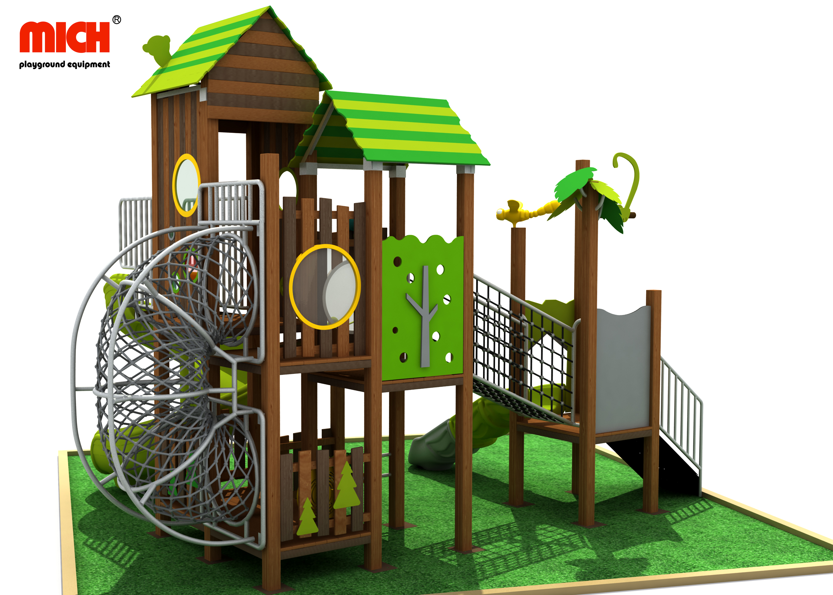 WPC Series Public Area Kids Outdoor Playground