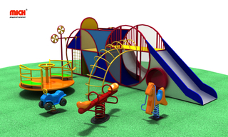 Kids Outdoor Playground with Various Games