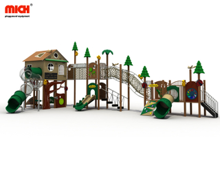 WPC PE Board Tree House Themed Children Outdoor Playground