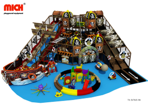 Classic Pirate Themed Kids Soft Play Area