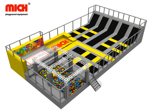 Ninja Warrior Obstacle Indoor Trampoline Park