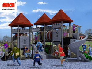 Customized Castle Themed Kids Outdoor Playground
